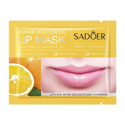 orange moisturizing lip mask