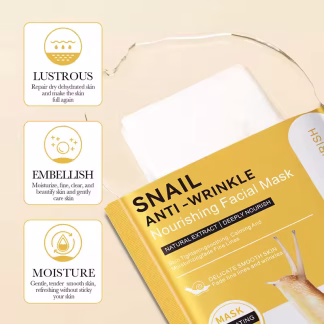 Bioaqua Snail Anti-wrinkle nourishing facial mask